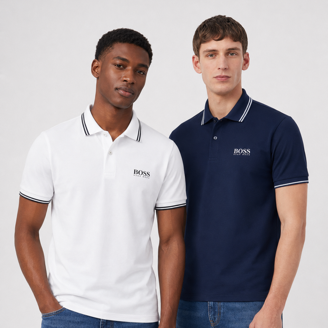 [Buy 2 Pay 1] Hugo Boss Premiere Polo Shirts + Exclusive Premium Watch